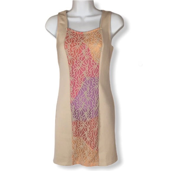 Zinga Fitted Dress Lace Insert - Picture 2 of 8